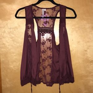 Buckle Lace Vest
